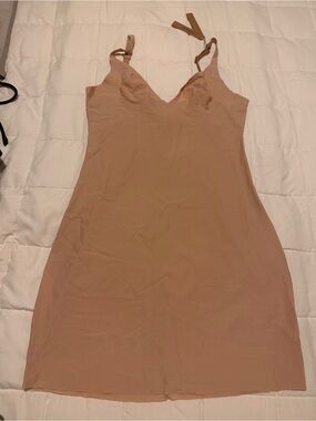 SKIMS - Nude Slip Dress - Simple V-Neck Camisole Style